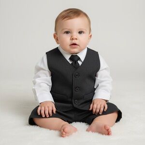 4 Piece Suit size 3-6 months -  X-13